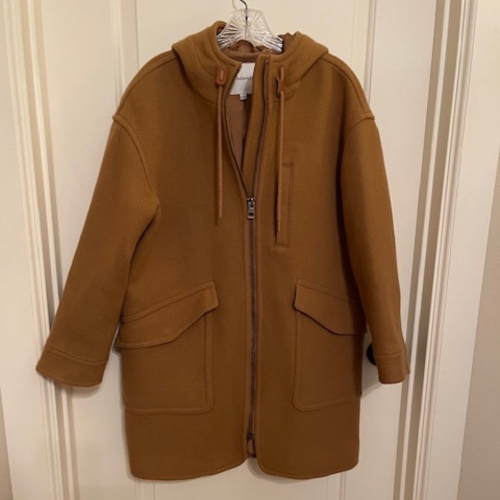 Madewell Lynnford Coat NWOT Size M, Color: Camel